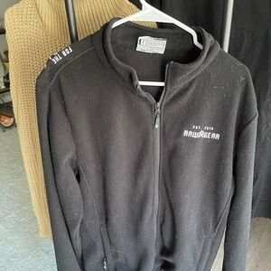 Rawgear Men's Black Zip-Up jacket.